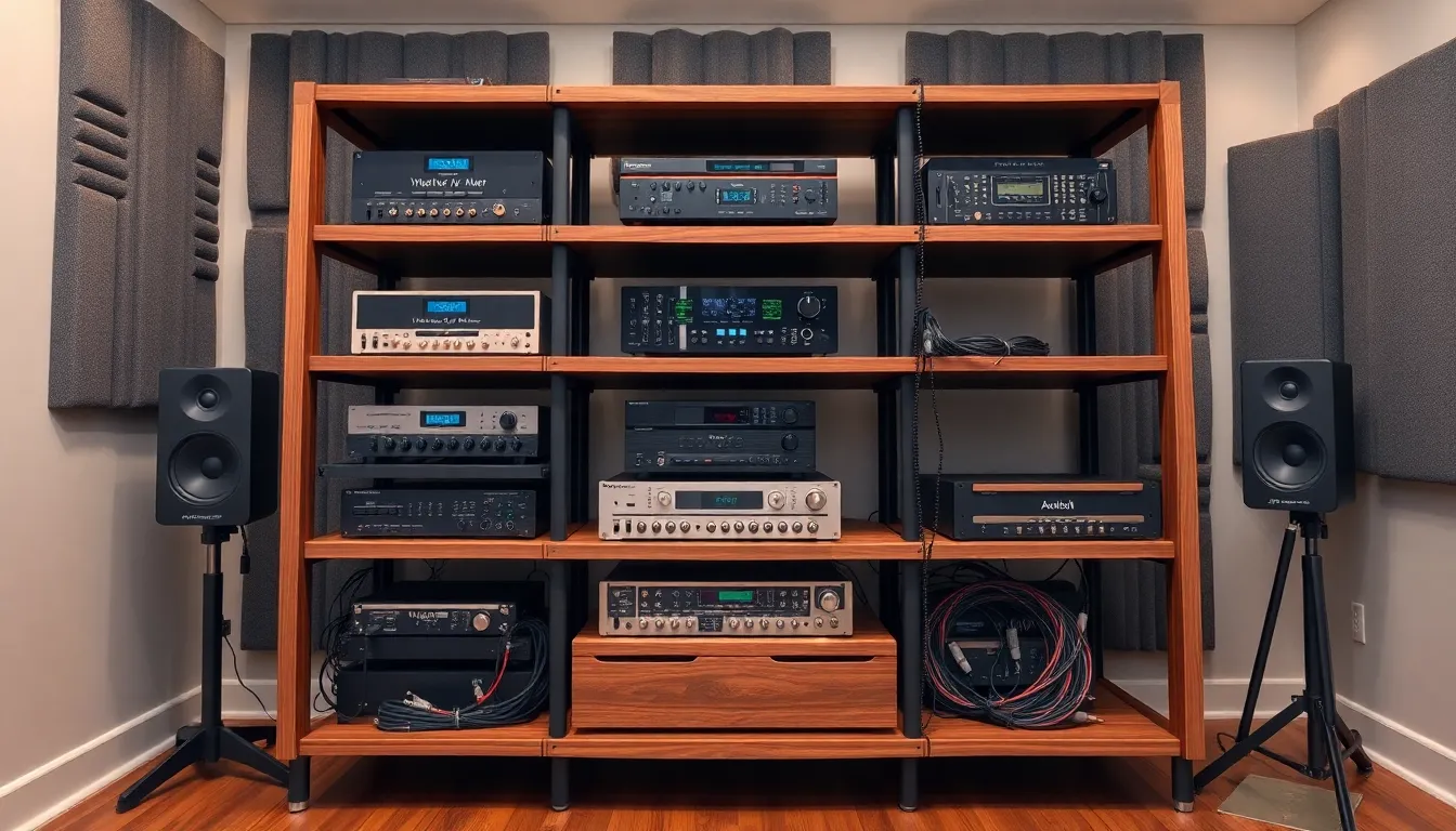 audio equipment rack